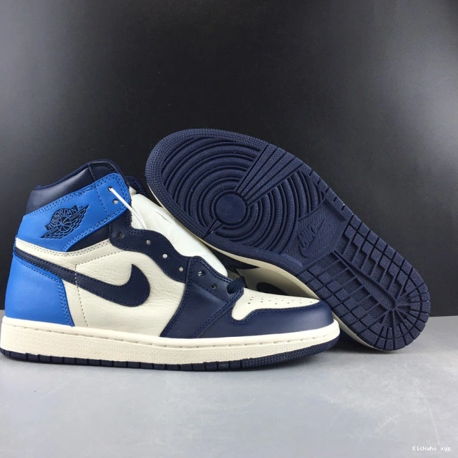 Jordan High 1 Air OG 555088-140 Obsidian Retro 0611